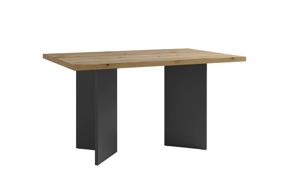 ByLiving Tisch, Evoke Eiche (Eiche-Optik), 138 x 90, H 75,5 style modern Braun Spanplatte