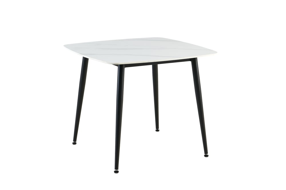 ByLiving Tisch, weiß, 90 x 90, H 75 cm style modern - Naturstein