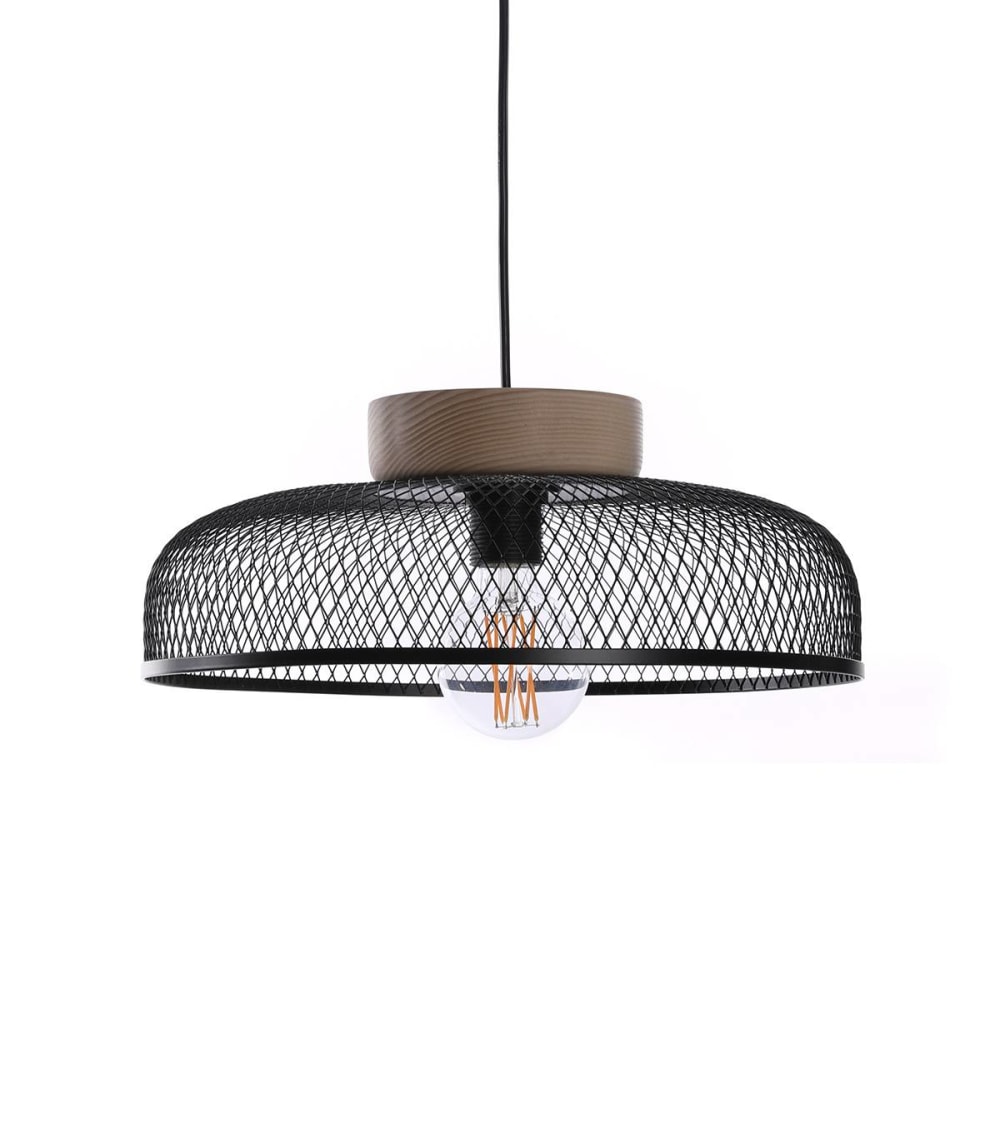 Suspension en bois / liège noir, d. Cm