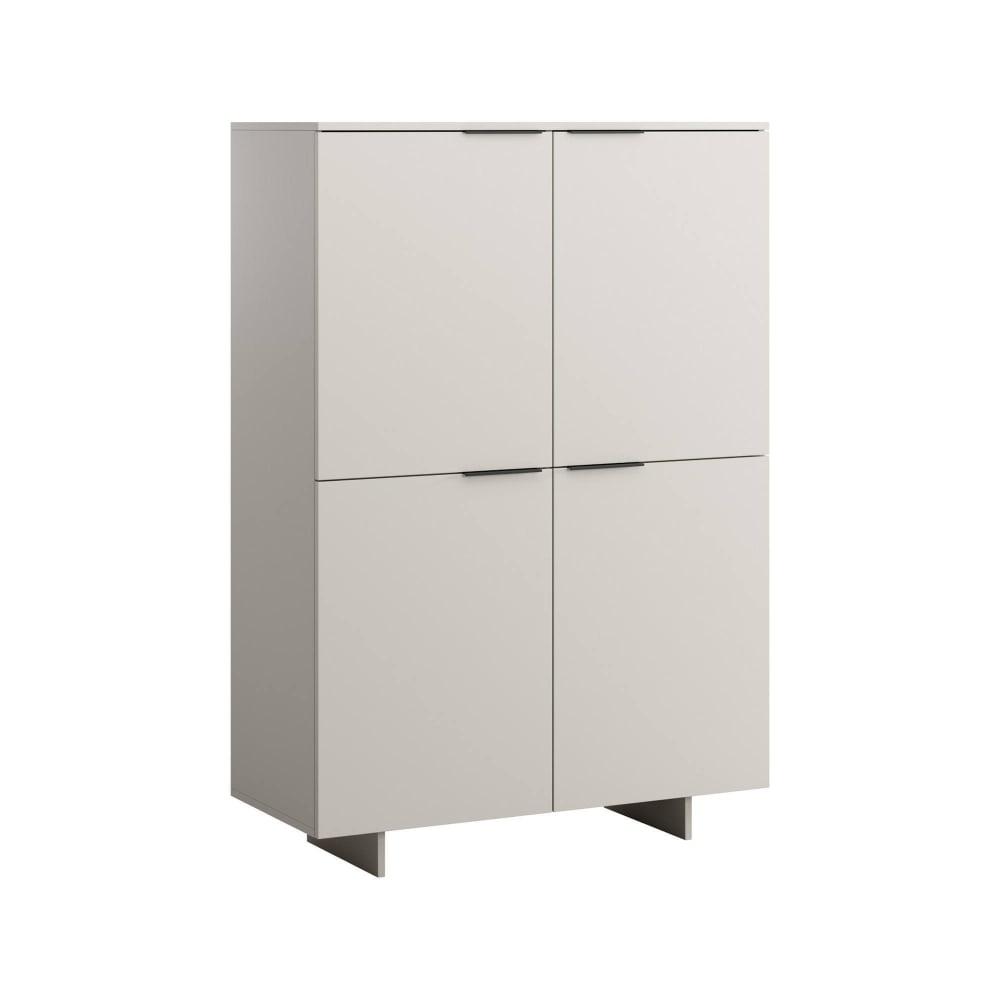 Buffet Bois Beige Nobilité 100x42x145h cm