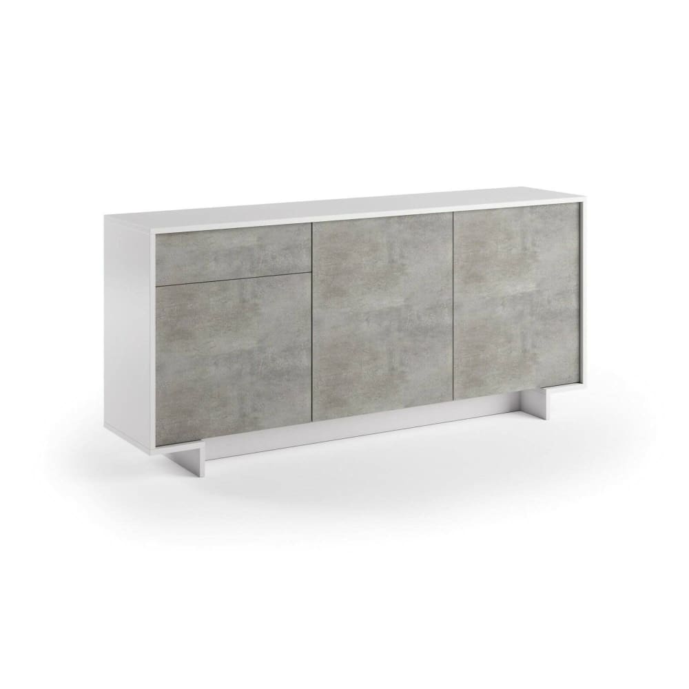 Buffet bois blanc 170x42x78h cm