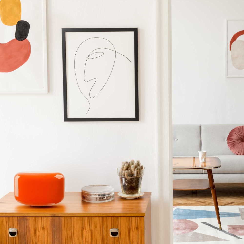 Lampe à poser en verre — vue 3