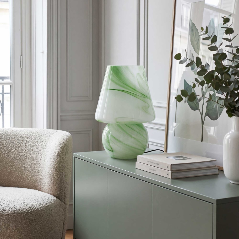 Lampe à poser en verre — vue 3