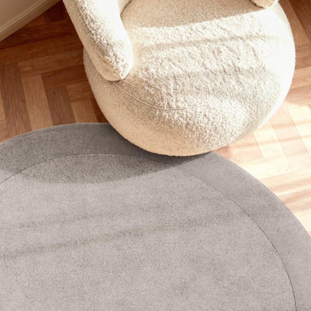 Tapis rond en laine tufté main gris - villeroy & boch 200cm — vue 4