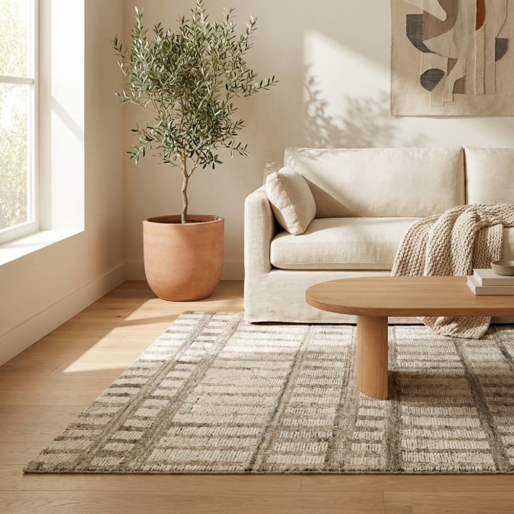 Tapis fait main en laine echo 120x180cm — vue 4