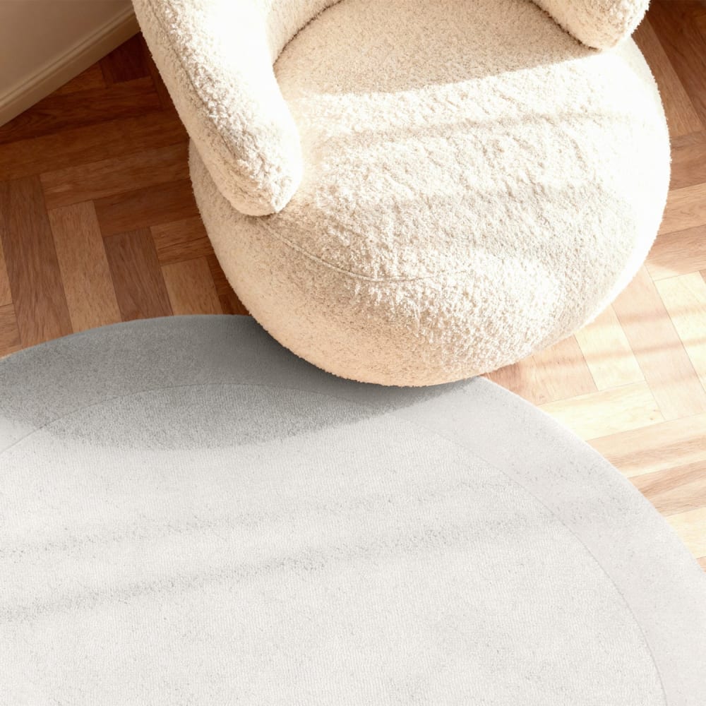 Tapis rond en laine tufté main crème - villeroy & boch 150cm — vue 4