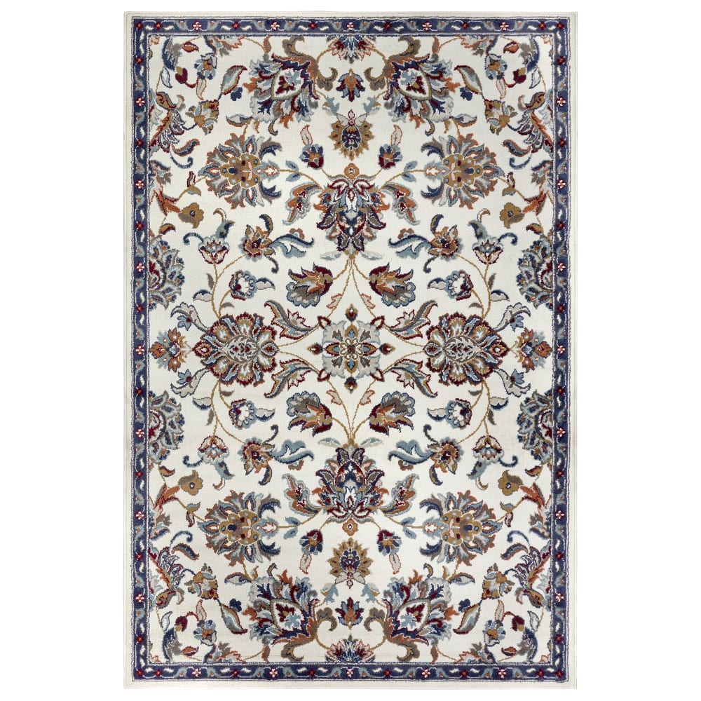 Tapis Persan aux motifs Fleuris Crème 200x280cm