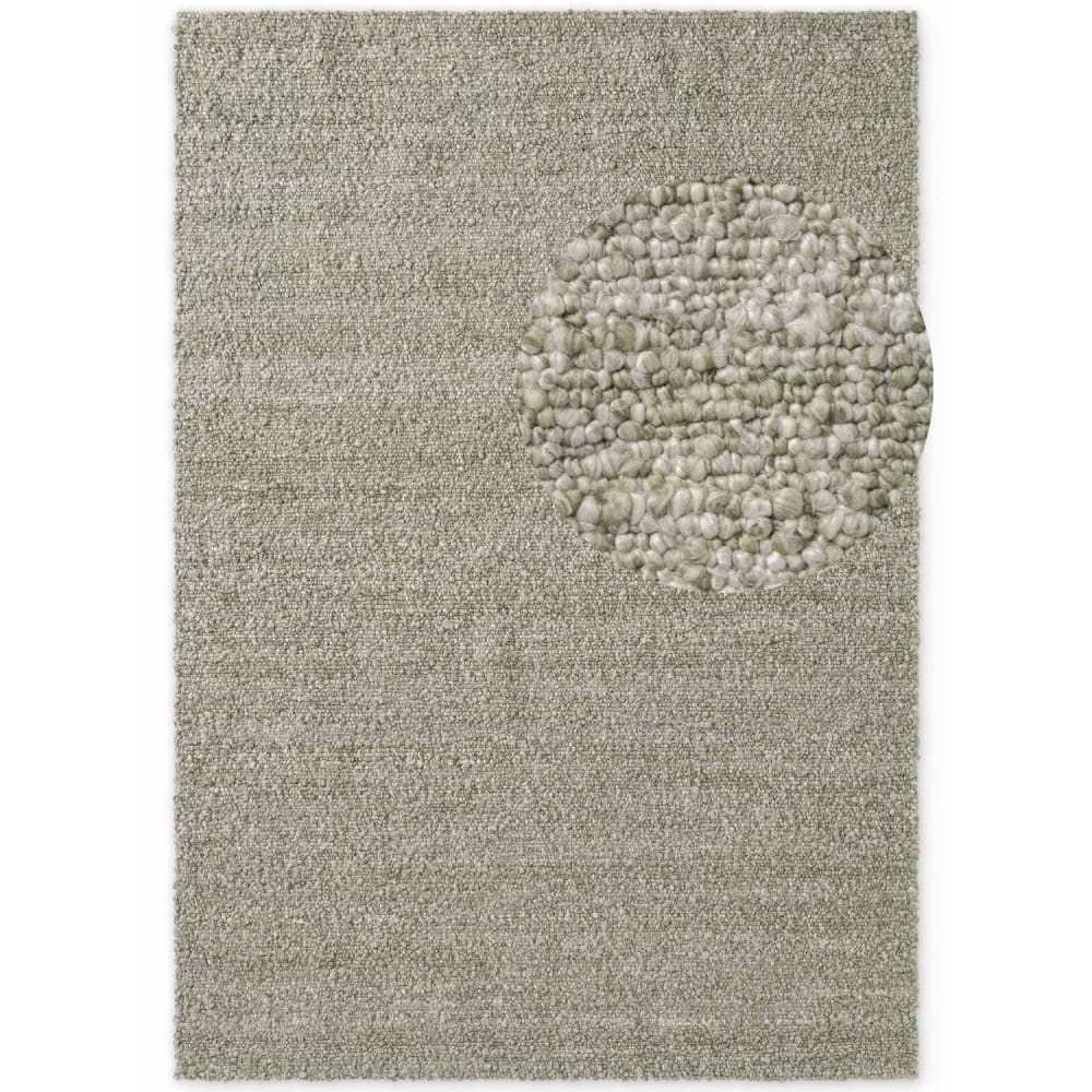 Tapis Bouclés à poils courts Vert Clair 200x290cm