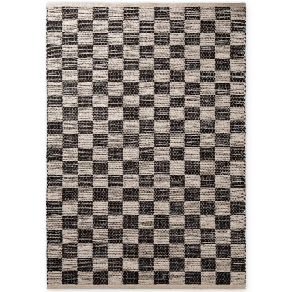 Tapis en Jute Fait à la Main Damier 200x300cm