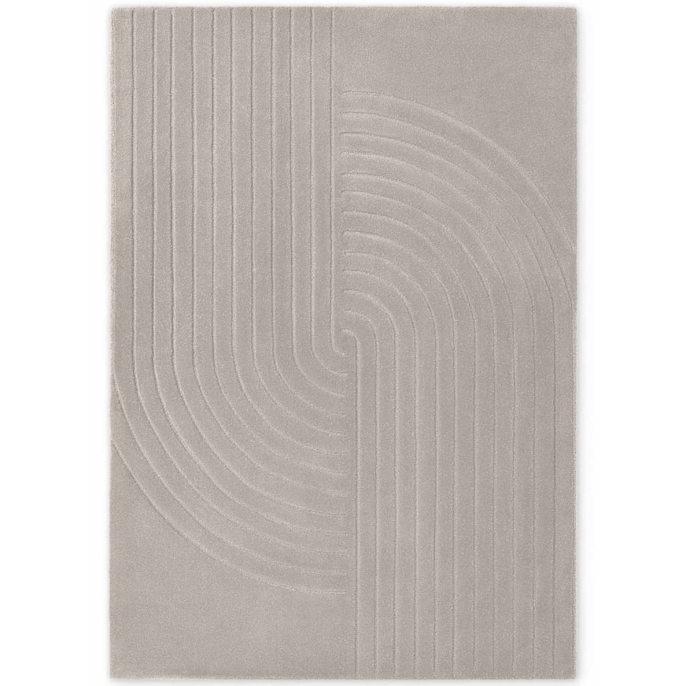 Tapis en laine tuftée main Gris 160x230cm