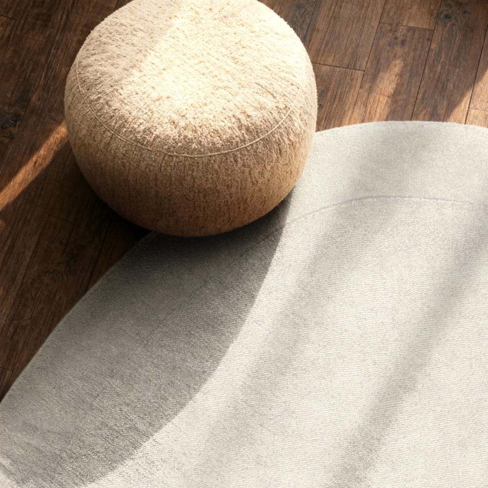 Tapis en laine rond organique tufté main crème - villeroy & boch 160cm — vue 4