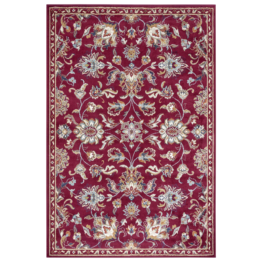 Tapis Persan aux motifs Fleuris Rouge 160x235cm
