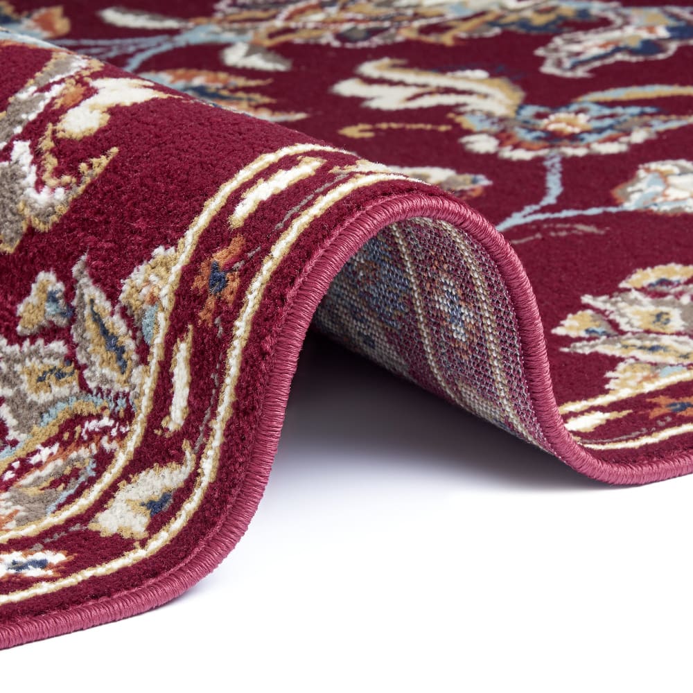 Tapis Persan aux motifs Fleuris Rouge 160x235cm — vue 4