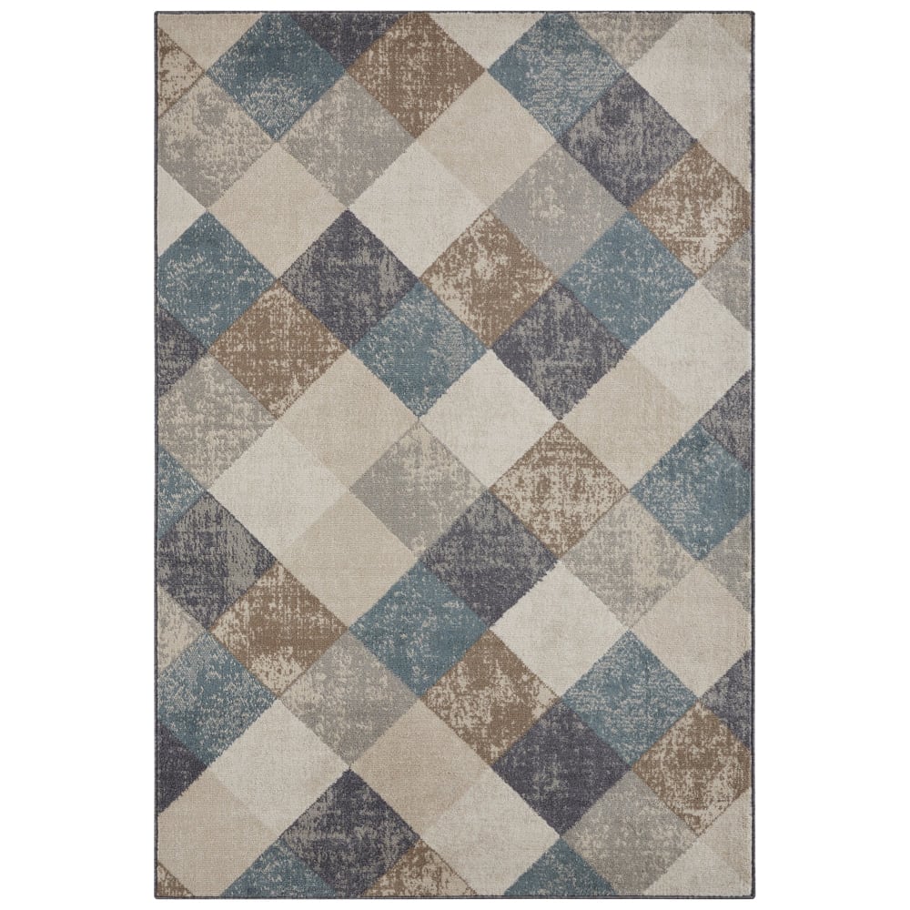 Tapis Patchwork géométrique multicolore 240x340cm
