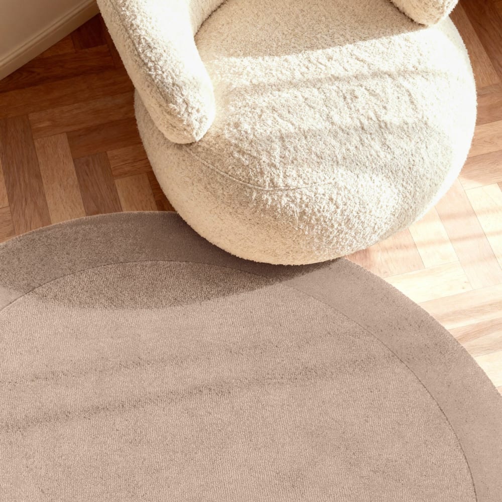 Tapis rond en laine tufté main beige - villeroy & boch 150cm — vue 4