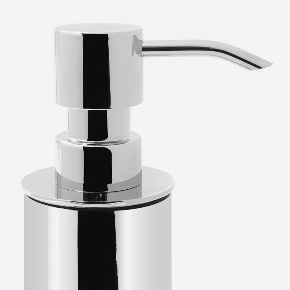 Distributeur de savon liquide en laiton brillant