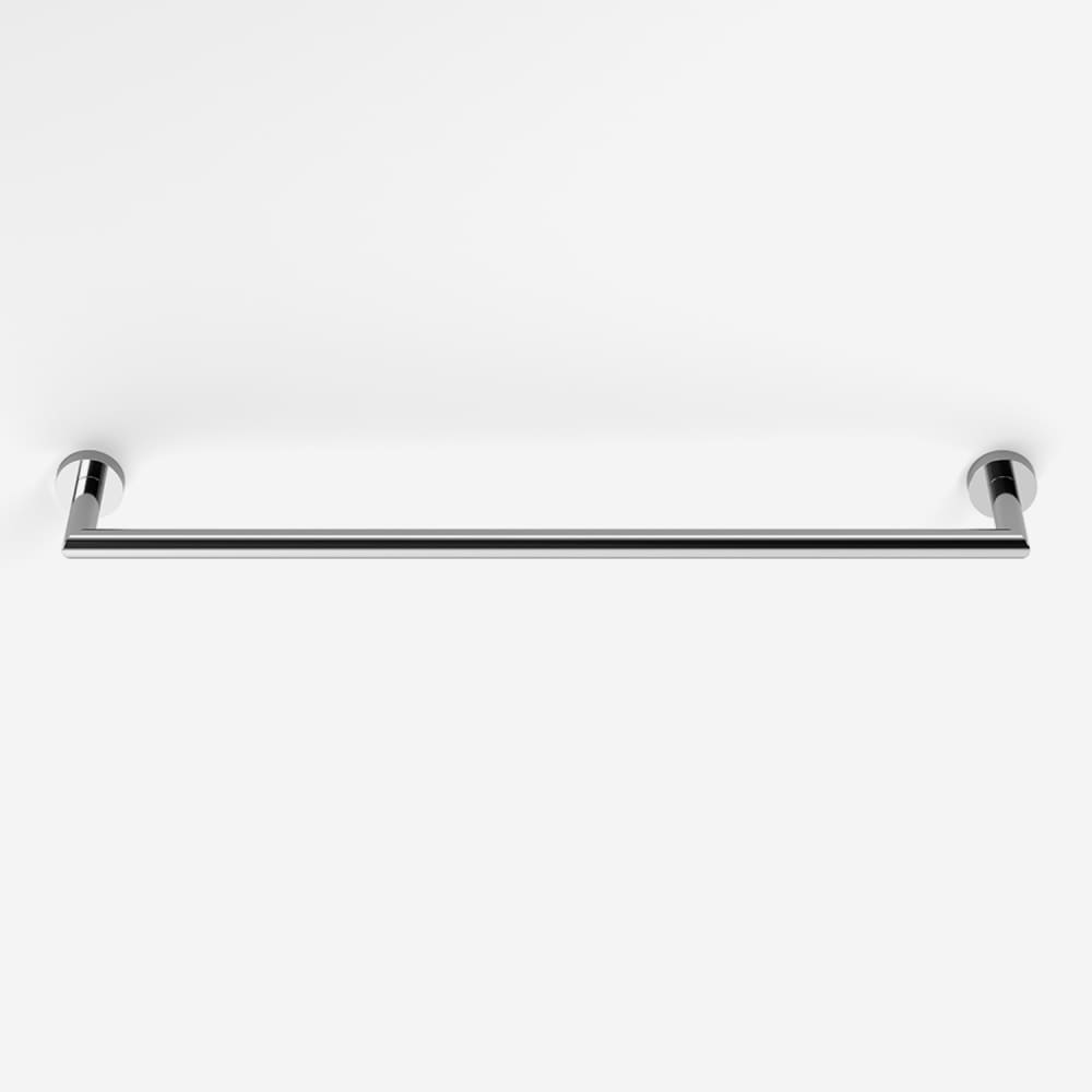 Support mural inox brillant pour serviettes 60 cm