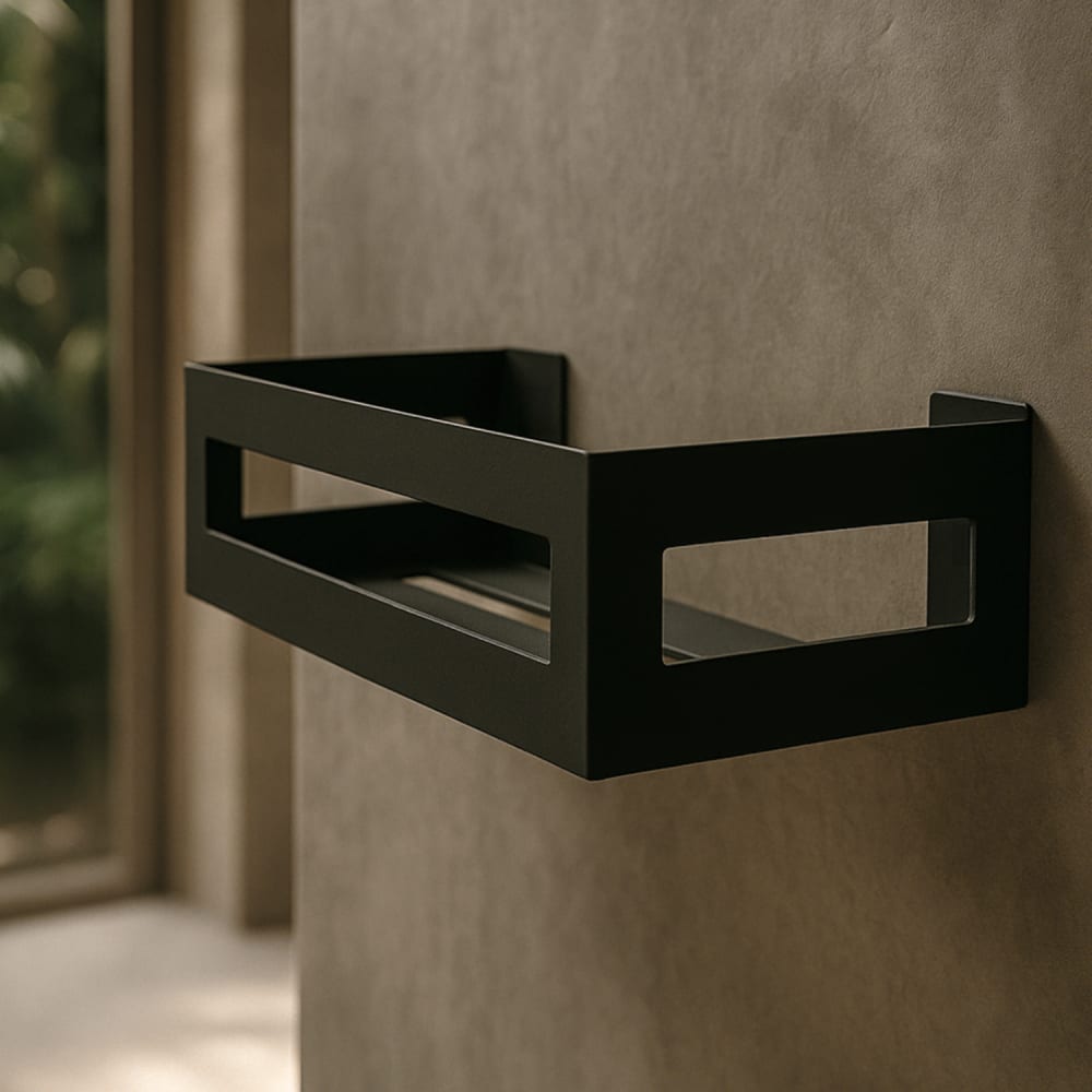 Etagère murale en inox noir — vue 3