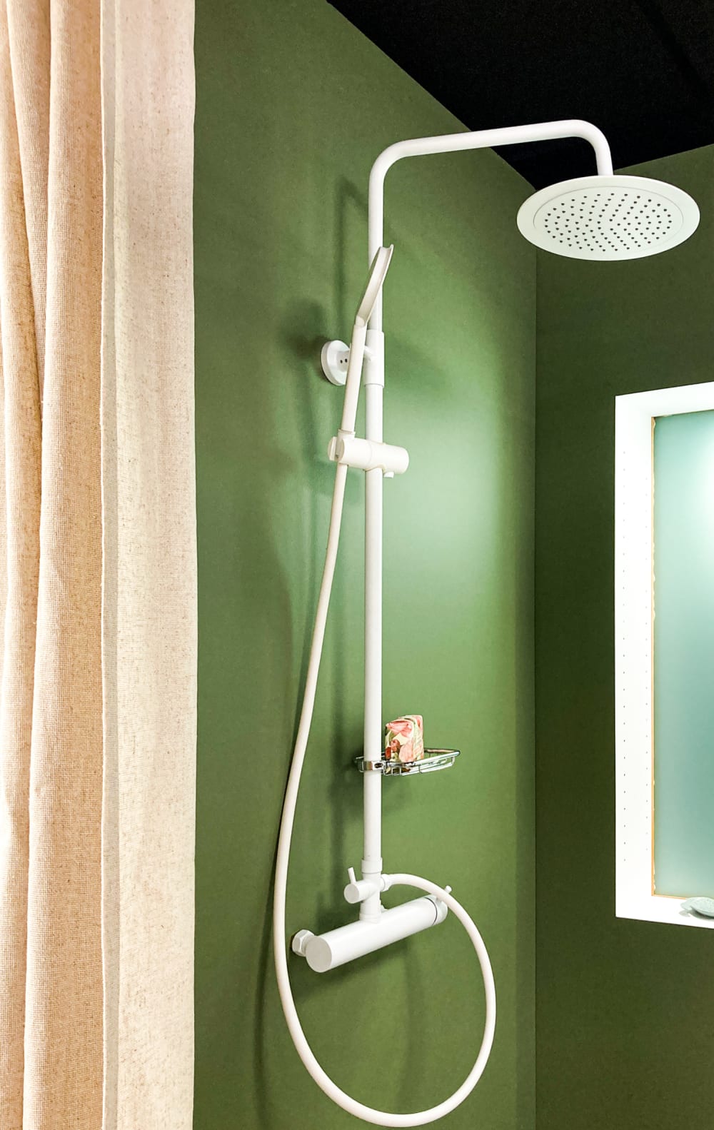 Porte-savon en inox brillant pour salle de bain