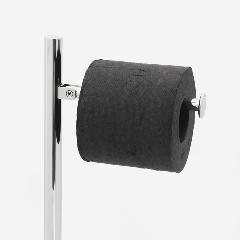 Dérouleur papier toilette 2 en 1 inox - Maisons du Monde