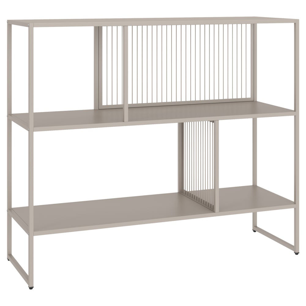 Étagère en métal taupe