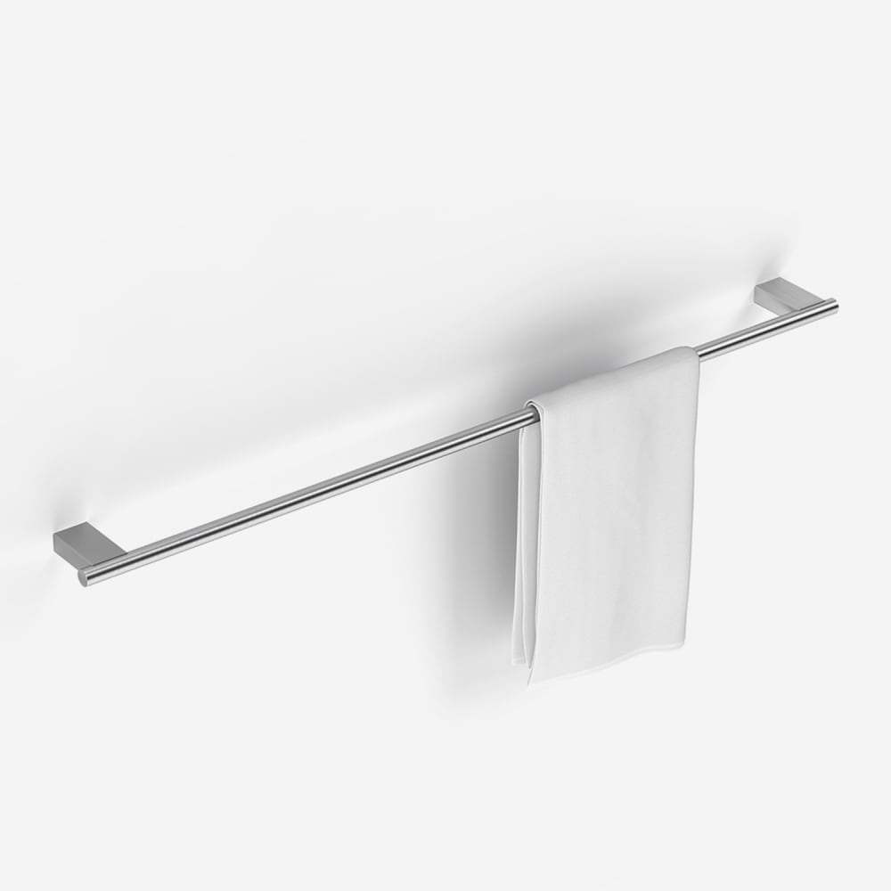 Porte-serviettes mural en laiton mat