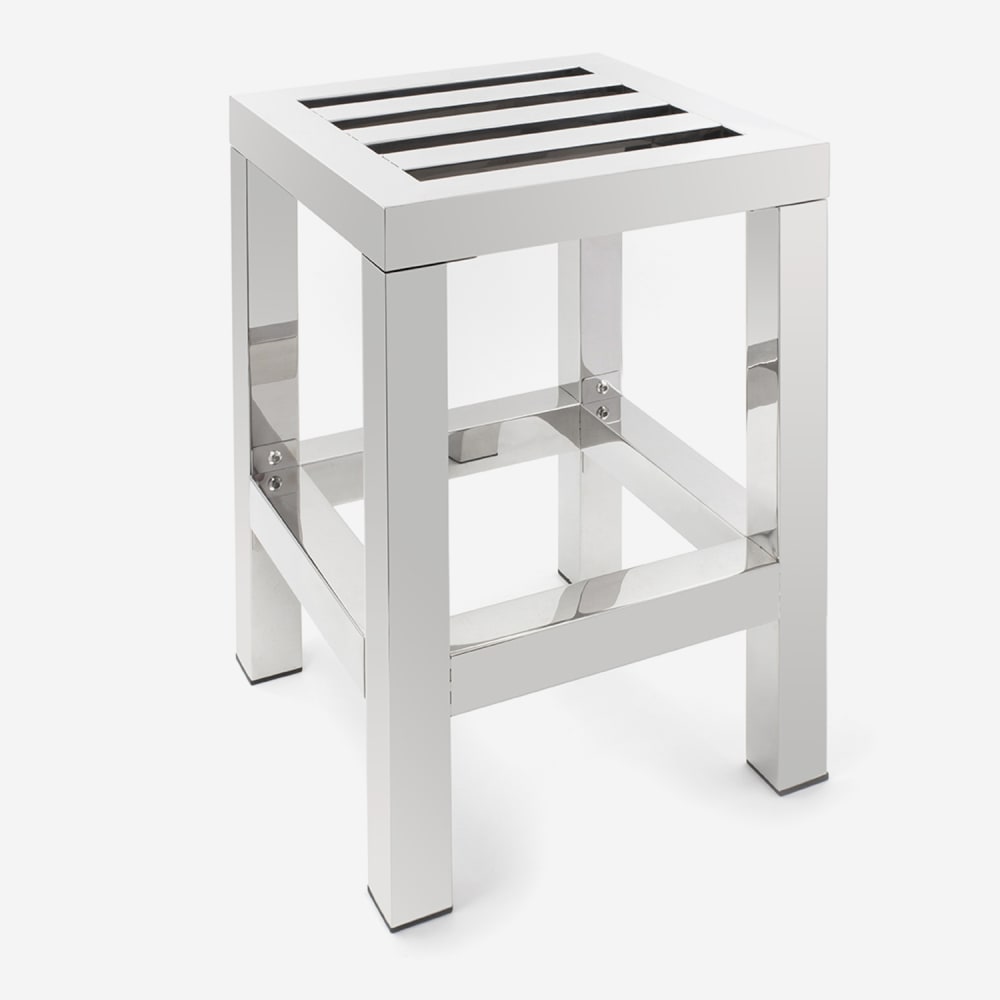 Tabouret en inox pour