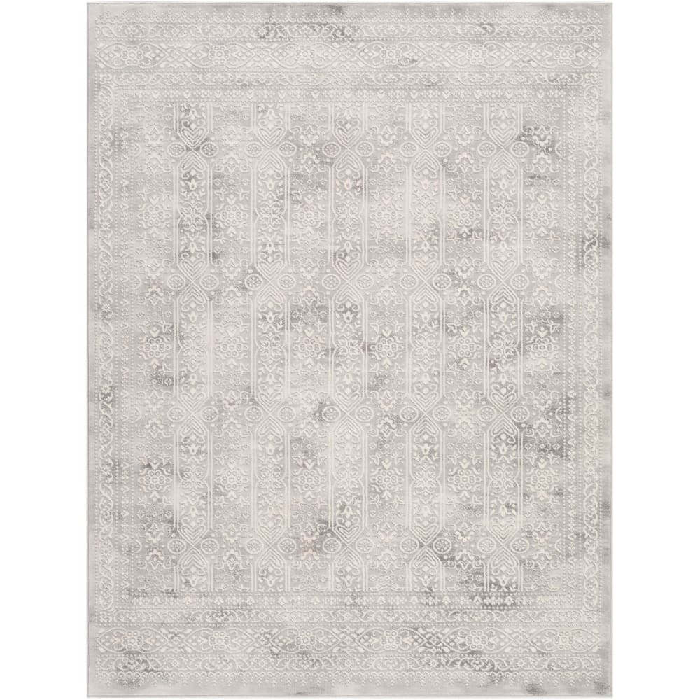Vintage Orientalischer Teppich Weiß/Grau 200x275 - Maisons Du
