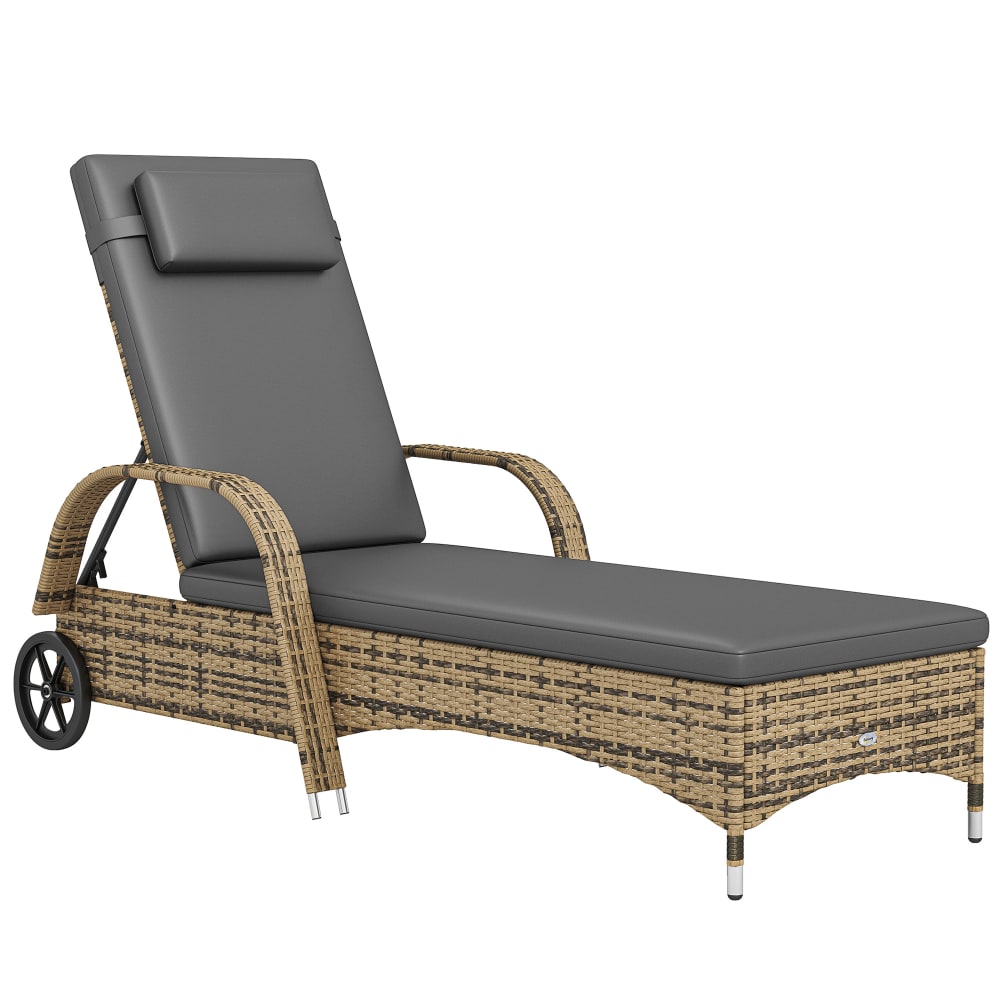 Transat inclinaison réglable multipositions résine tressée jaune