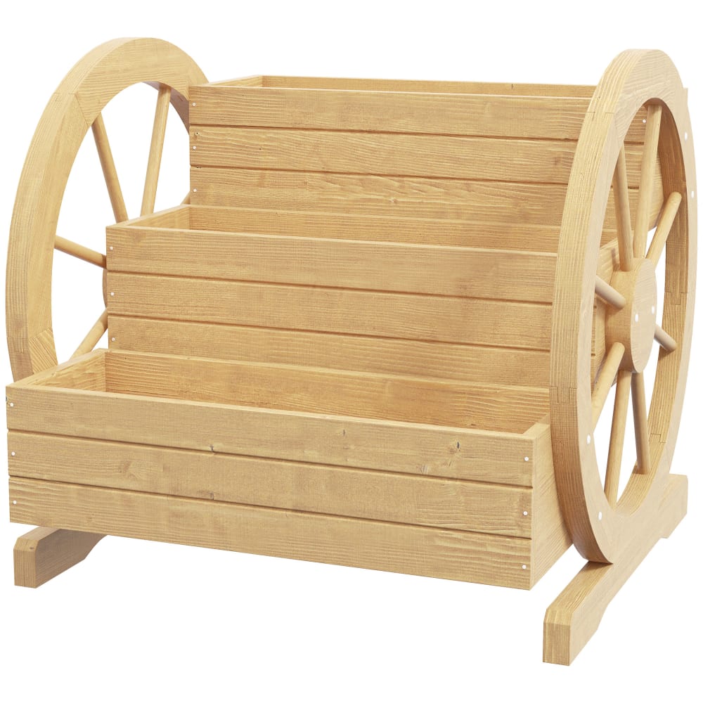 Potager 3 étages avec - bois