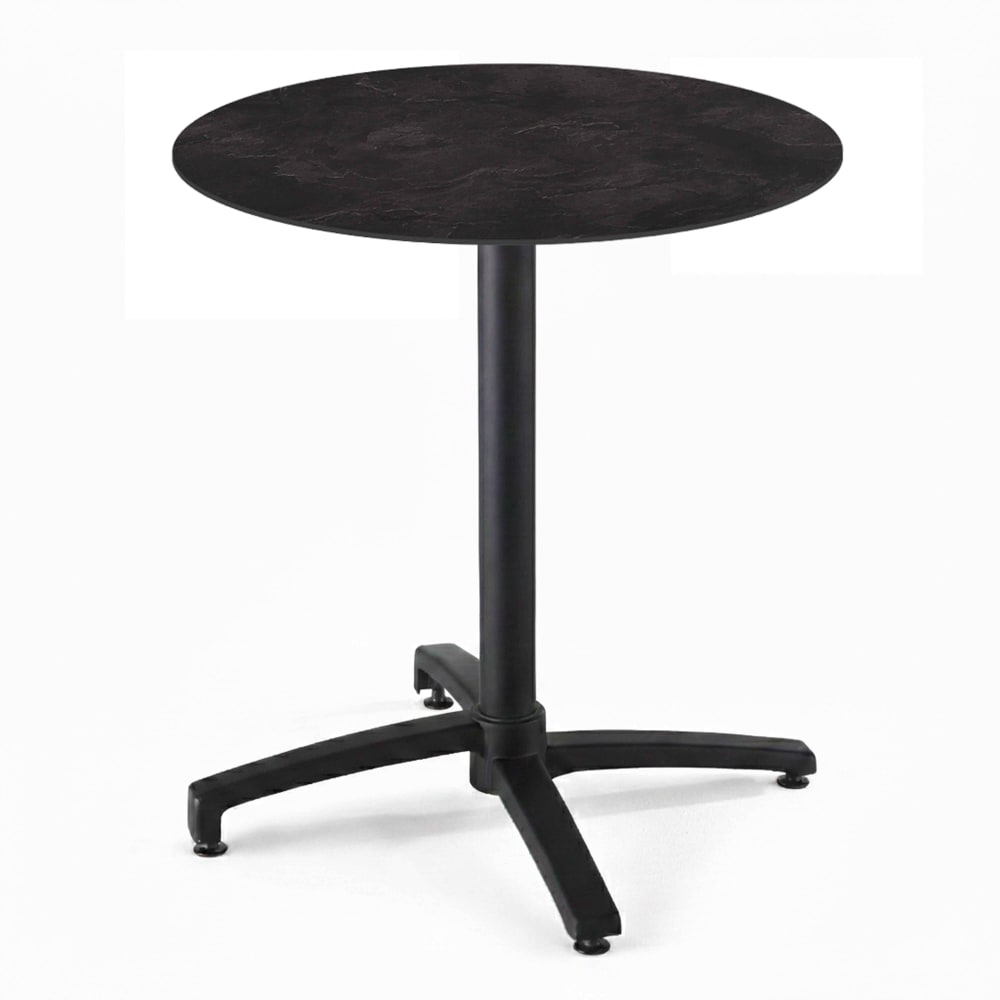 table de jardin ronde - ardoise
