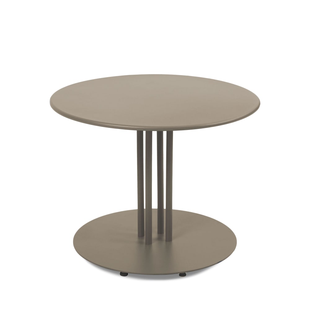 Table basse de jardin taupe 50 cm