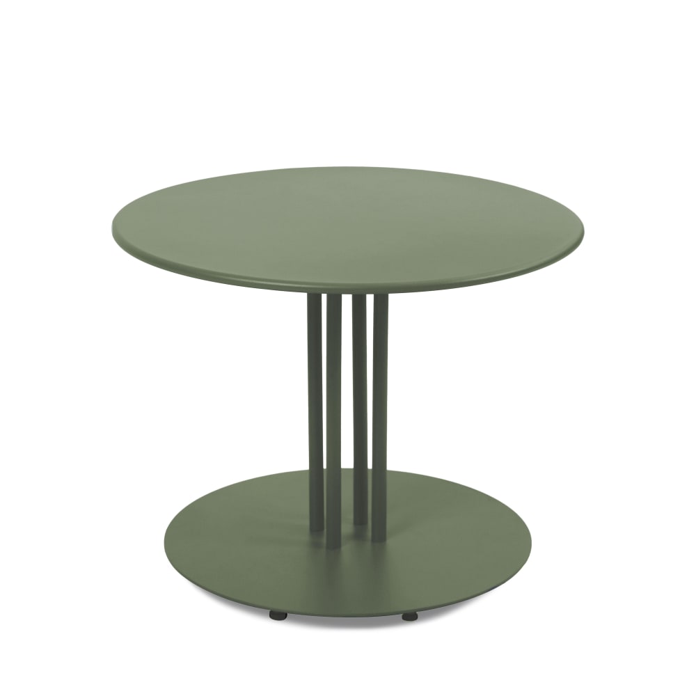 Table basse de jardin vert kaki 50 cm