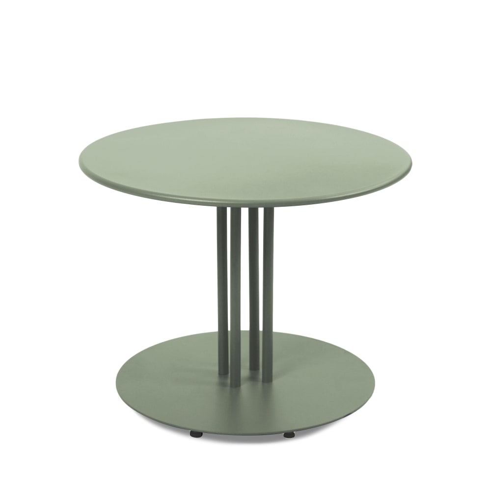 Table basse de jardin vert sauge 50 cm
