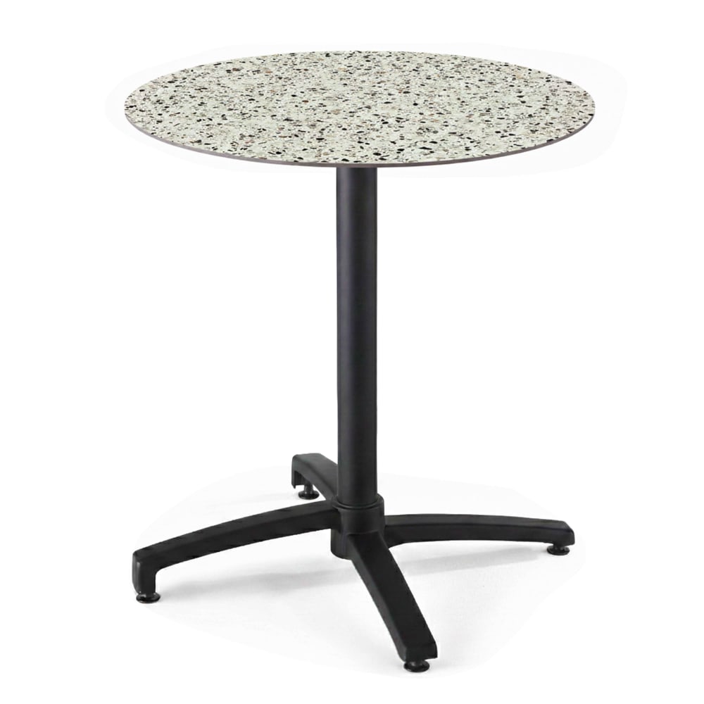 Table de jardin ronde - terrazzo