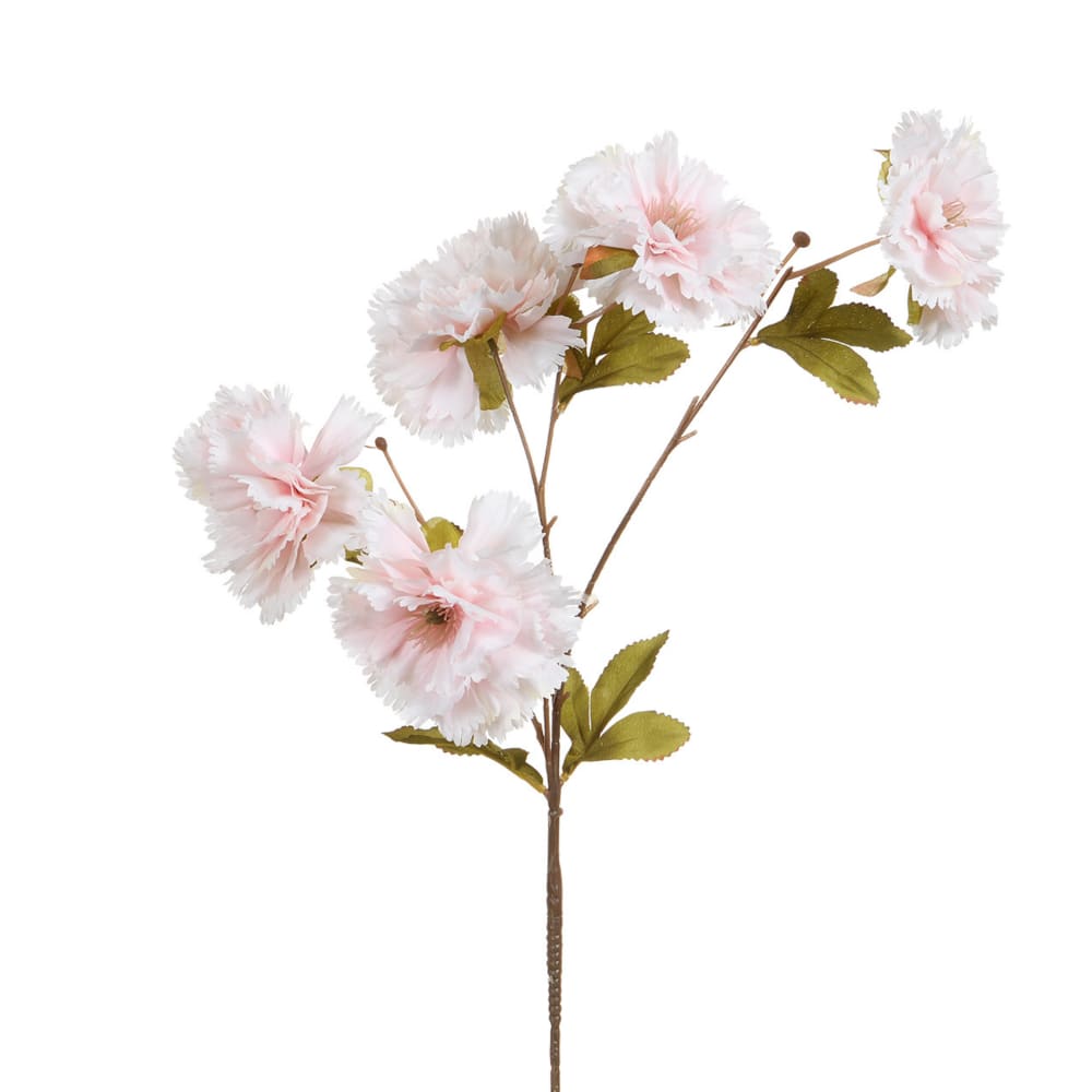 tallo de clavel artificial crema h70