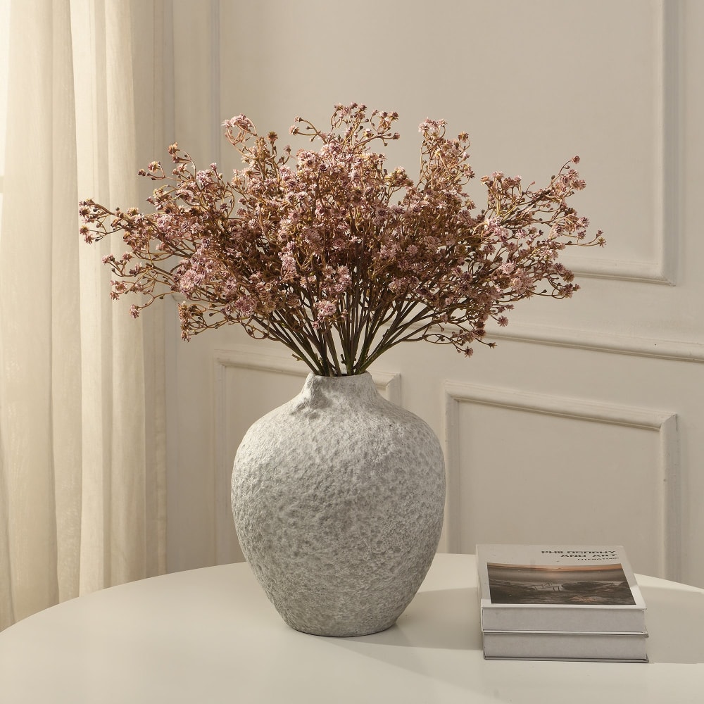 Tige de gypsophile artificielle rose pâle h59 — vue 3