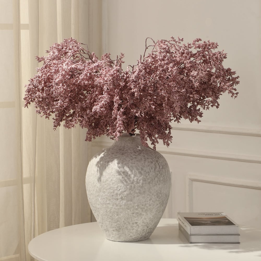 Branche de baies artificielle rose h95 — vue 3