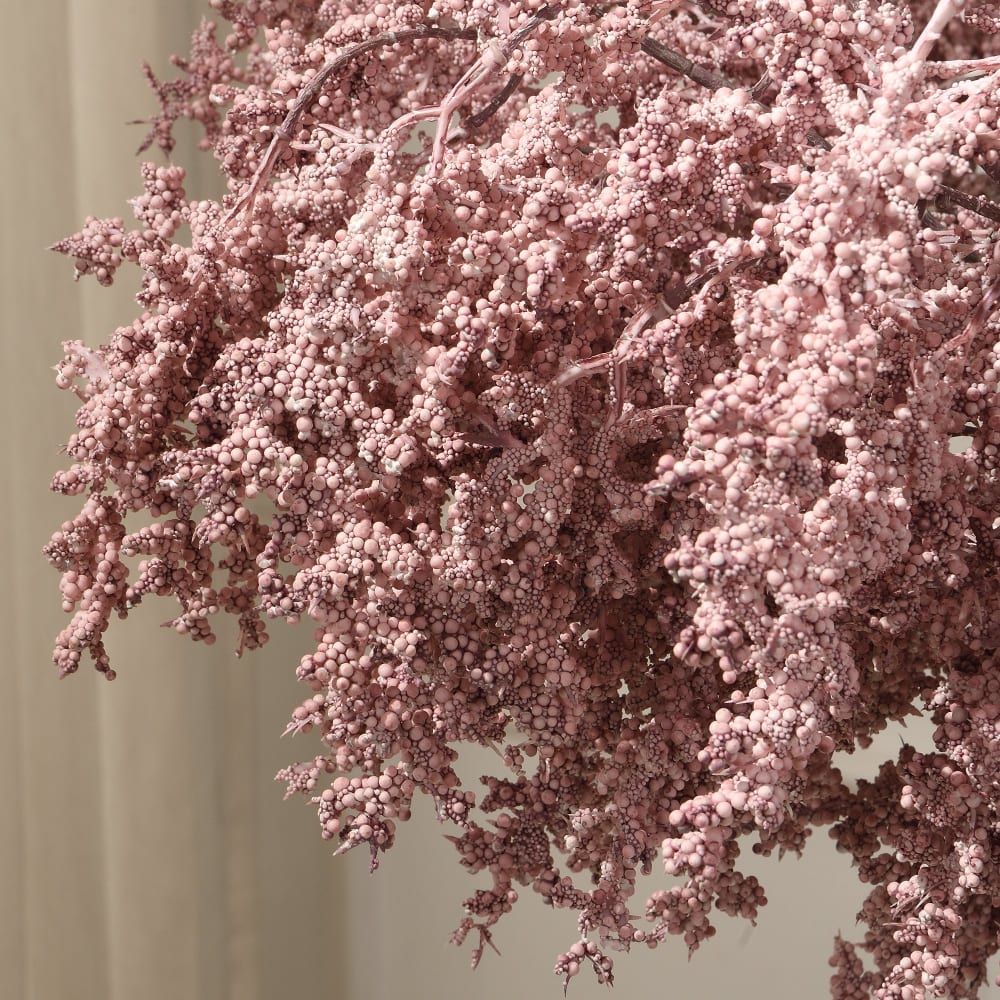 Branche de baies artificielle rose h95 — vue 4
