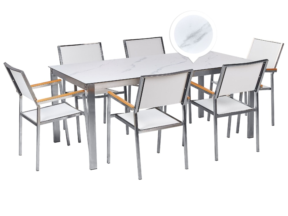 set de salle à manger - blanc