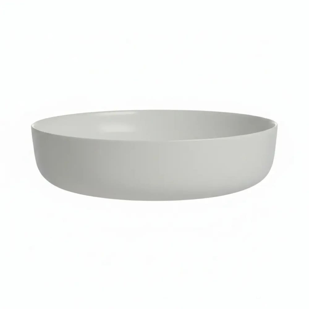 Plat rond gris 30 cm en opale culinaire Plat rond gris 30 cm en opale culinaire