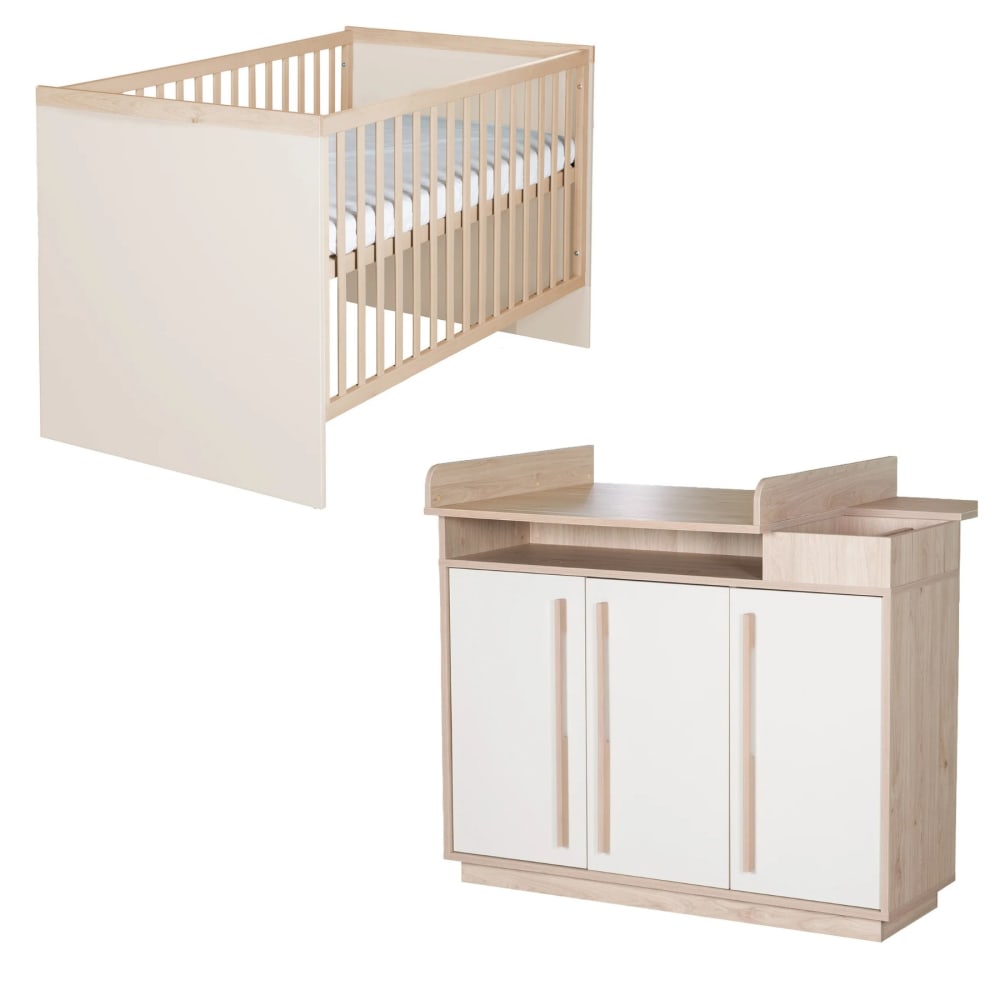 roba Mitwachsendes Kinderzimmer, Nussbaum-Optik, Cashmere style modern Beige Spanplatte