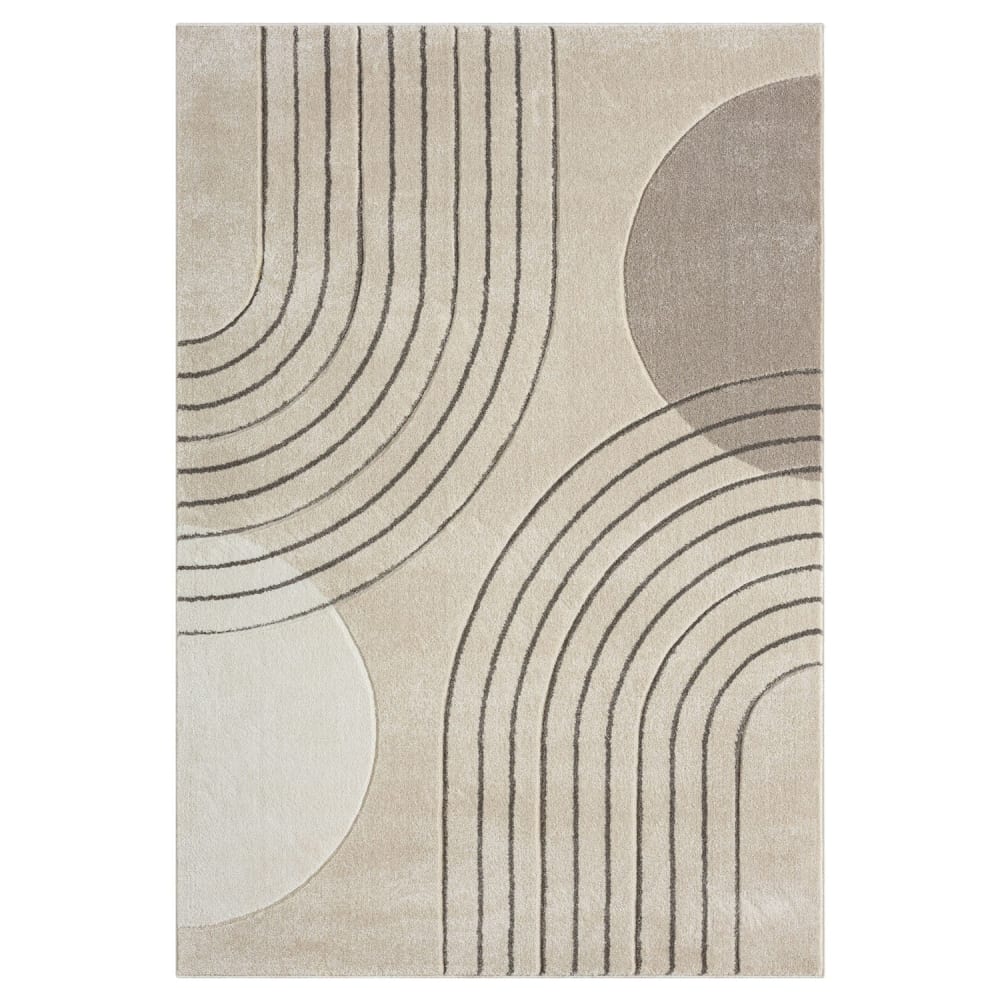 Tapis Bohème Chic Beige , Marron 140x200cm
