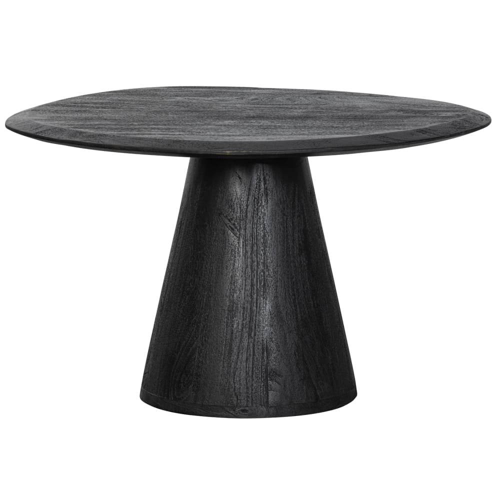 Table basse en bois de manguier noir 42x70x59cm Table basse en bois de manguier noir 42x70x59cm