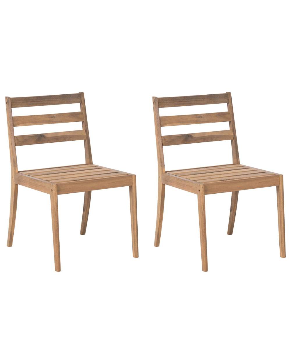 Lot de 2 chaises d'extérieur