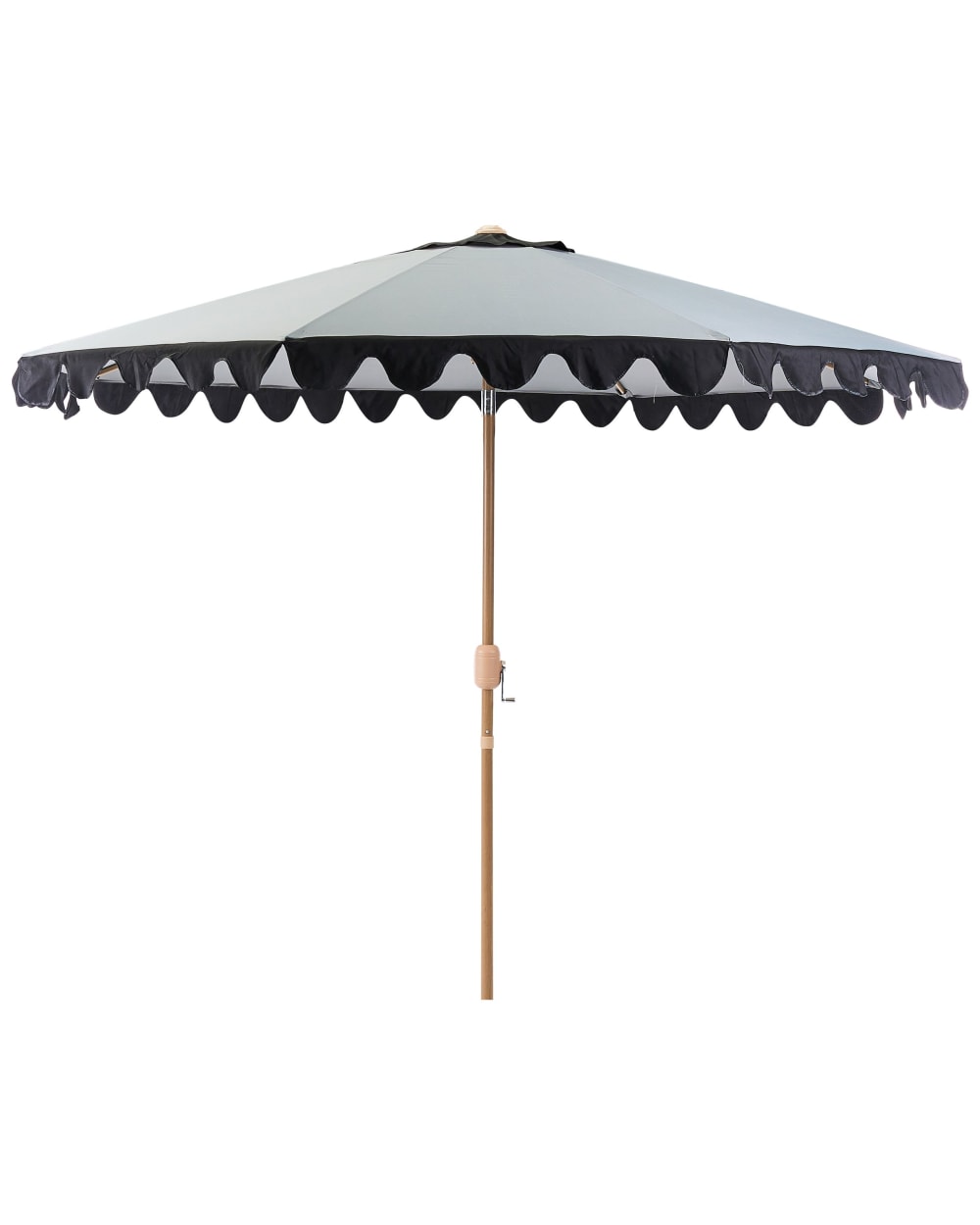 Parasol de jardin 270 cm tissu gris