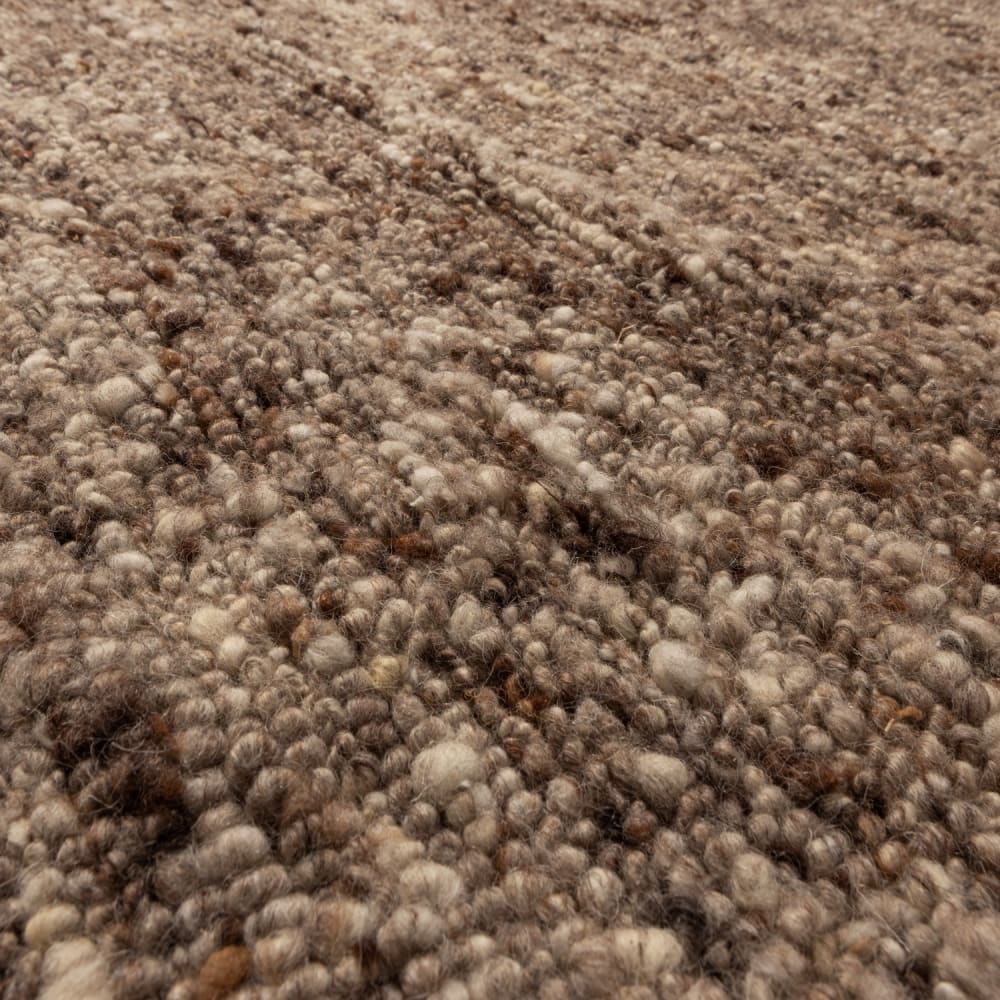 Tapis en laine 170x240 marron — vue 4