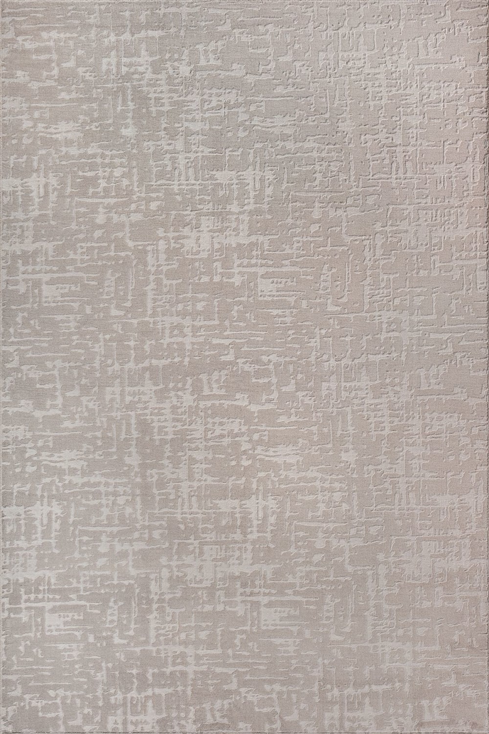 Tapis moderne et antidérapant, Beige, 120 x 160 cm