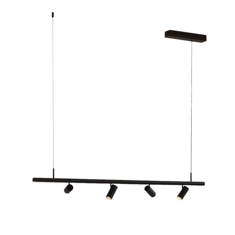 Luminaire en aluminium Noir 125 cm