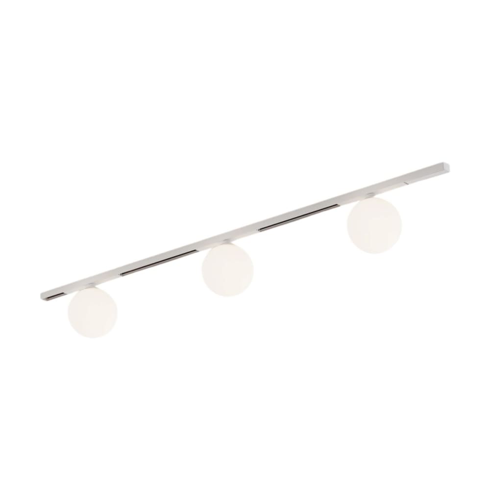 LED-Schienensystem aus Glas und Aluminium 100 cm, Weiß - Maisons